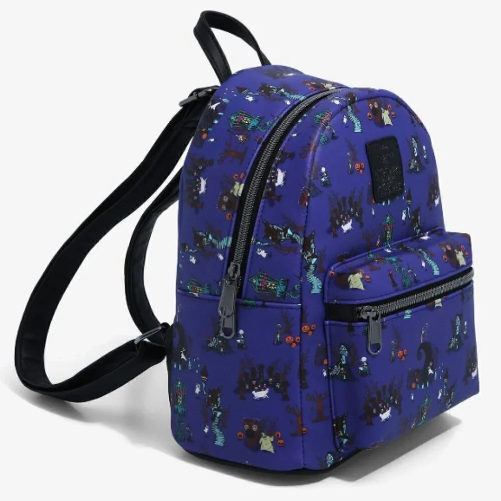 Loungefly Disney The Nightmare Before Christmas Halloween Town Icons mini backpa